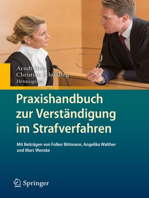 cover image of Praxishandbuch zur Verständigung im Strafverfahren
